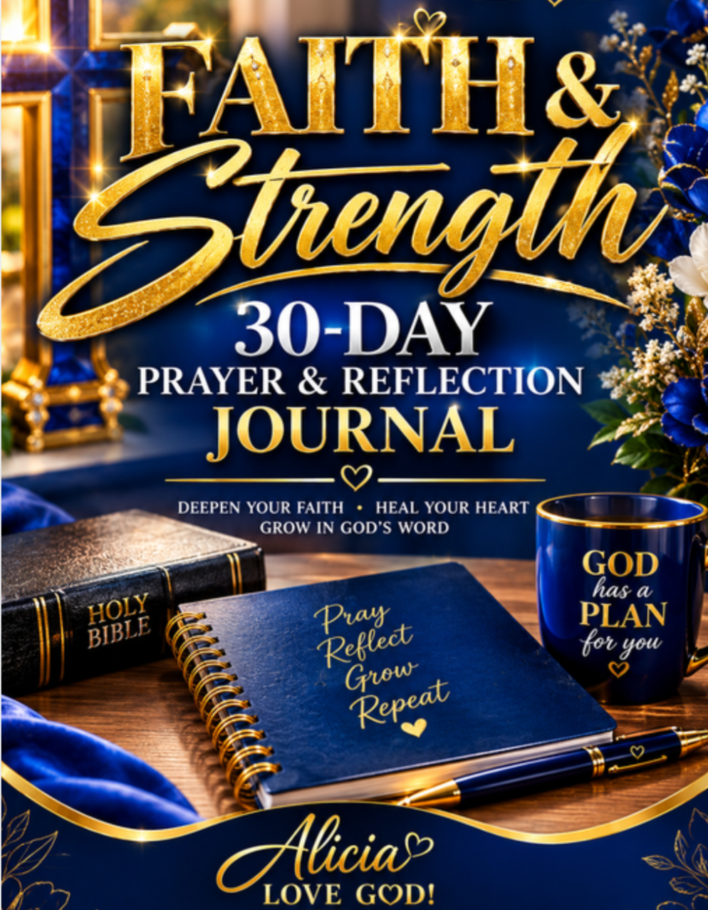 Faith & Strength 30-Day Prayer & Reflection Journal